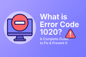 What is Error Code 1020