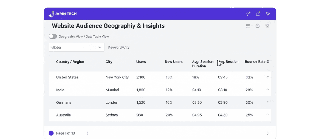 Website Audience Analysis