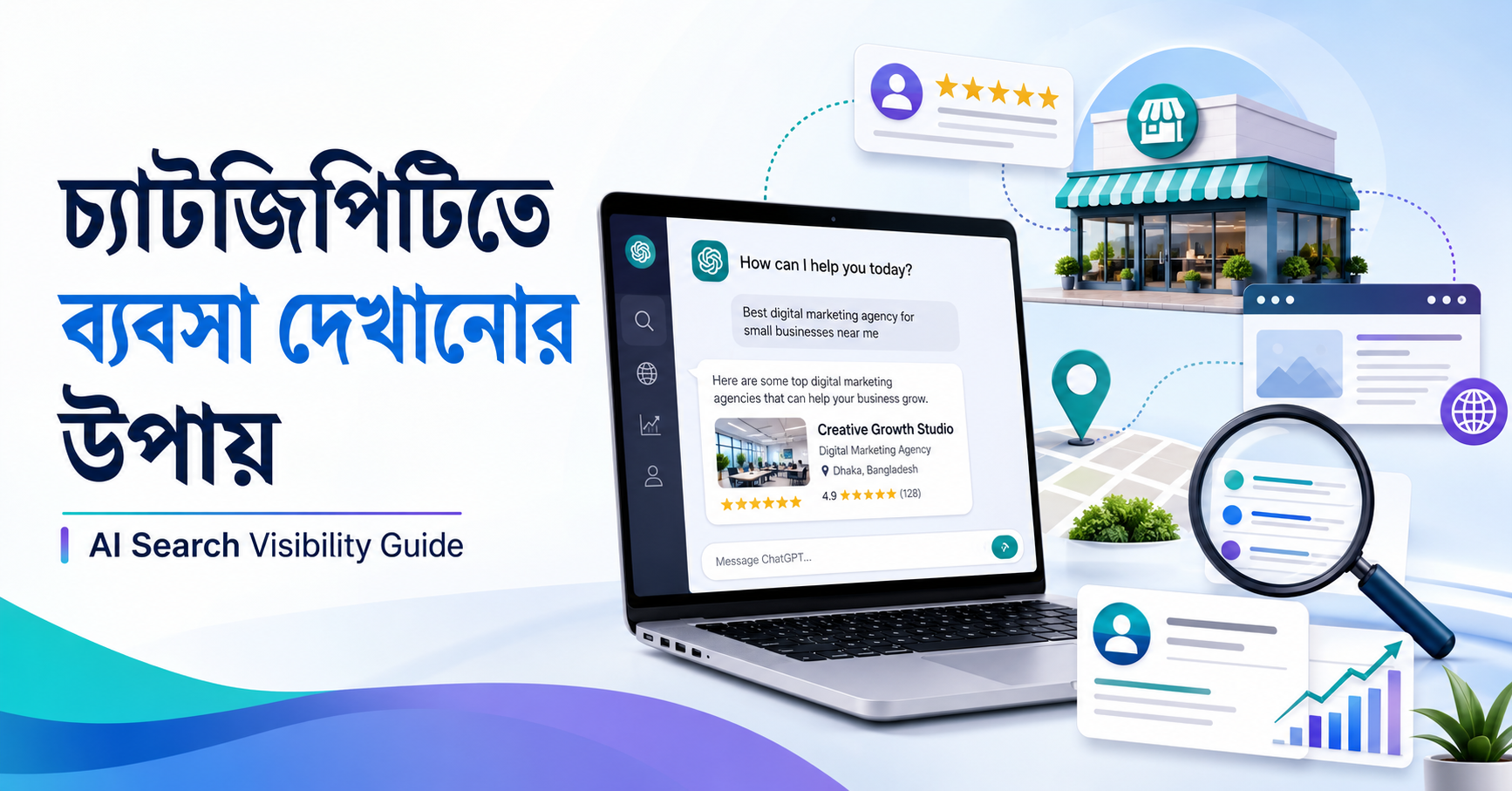 চ্যাটজিপিটিতে ব্যবসা দেখানোর উপায়
